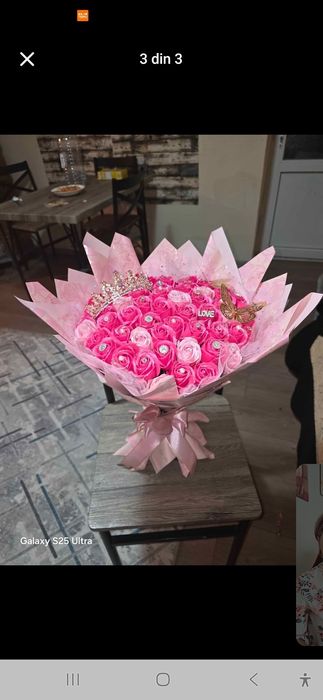 Buchet trandafiri 71  Pink