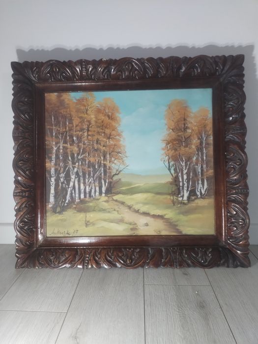 Tablouri vechi. Pictură pe pânză.