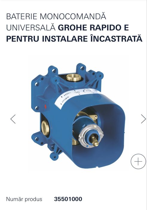 Baterie monocomanda grohe