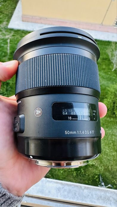 Sigma Art 50 1.4 impecabil. Canon EF