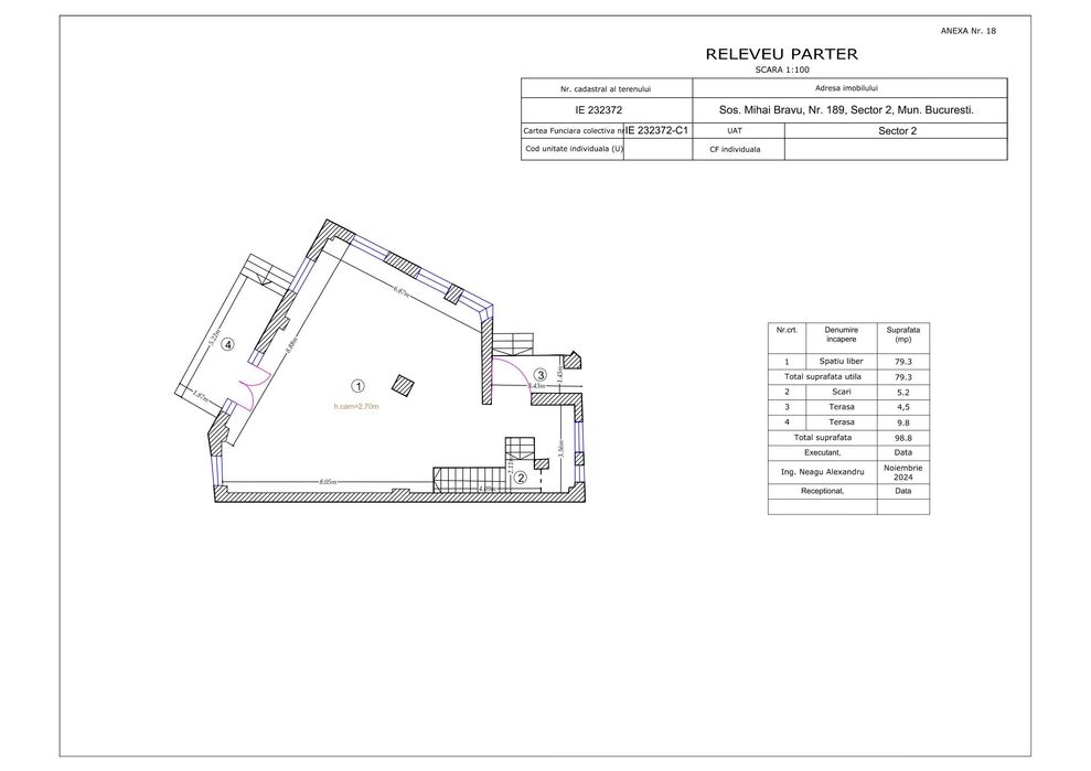 Spatiu cu destinatie CLINICA STOMATOLOGICA Mihai Bravu - Pasaj Muncii - Inchiriere sau Vanzare