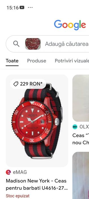 Ceasuri rezistente la apă ( 5bar)