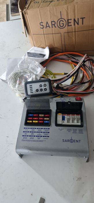Kit tablou electric si instalatie electrica rulota si autorulotaSargent .