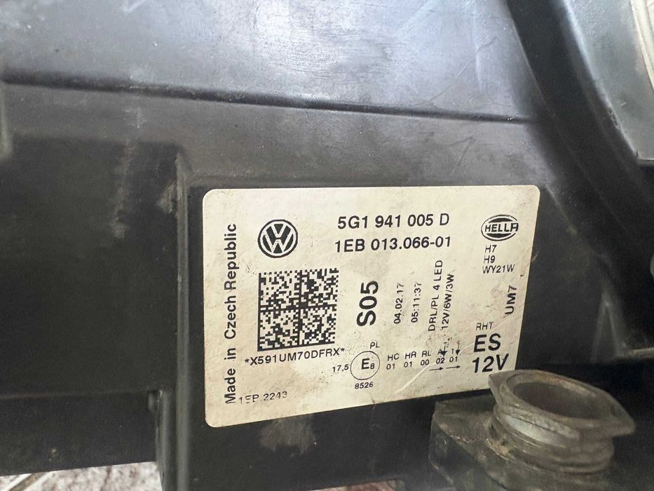 Ляв фар за Голф 7 / VW Golf VII