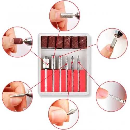 Електрическа пила за маникюр 7в1 за перфектно оформяне на нокти