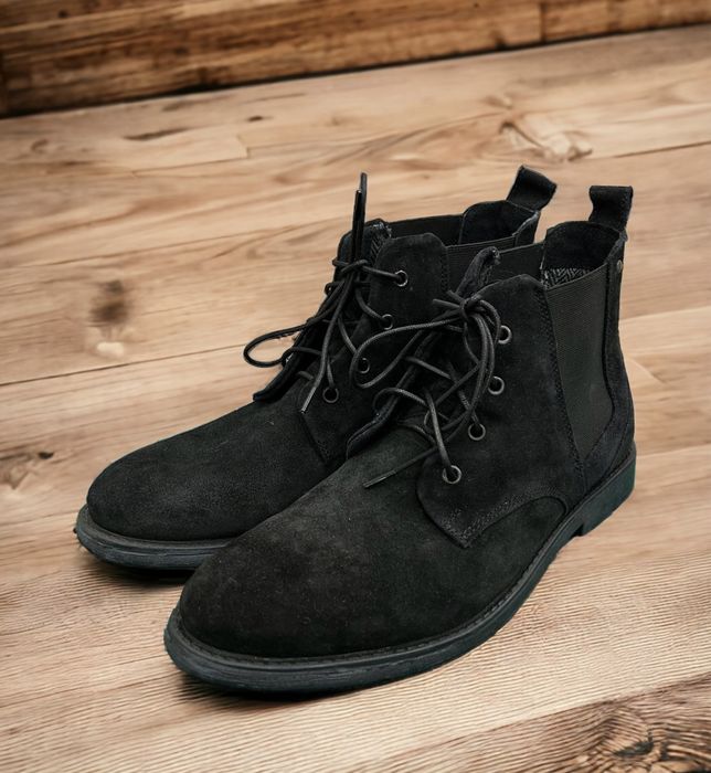 Мъжки НОВИ кожени боти STEVE MADDEN
