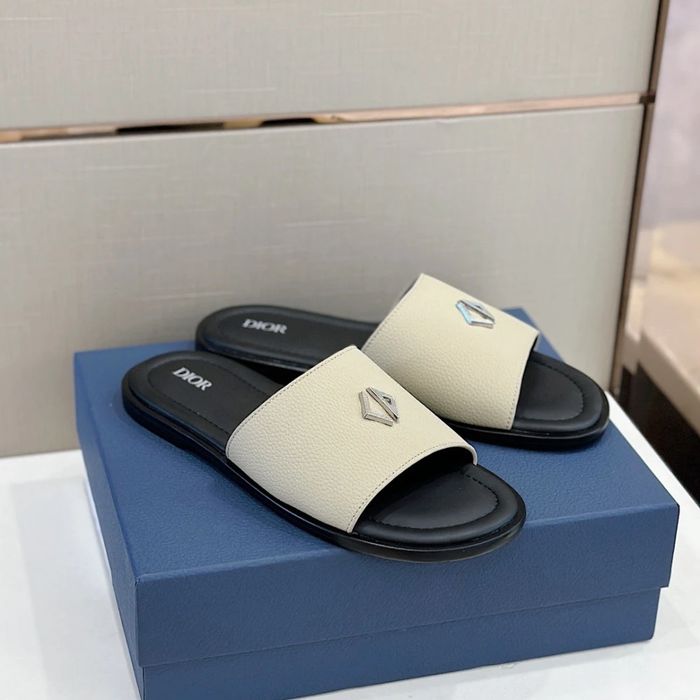 CD Slide Beige/White