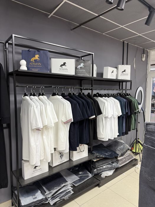 Торговое оборудование рейлы для одежды