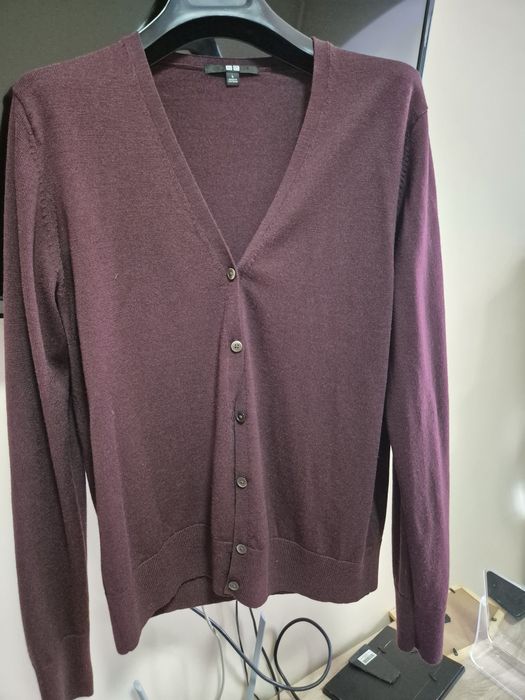 Свитер Lime, кардиганы Юникло из 100% шерсти