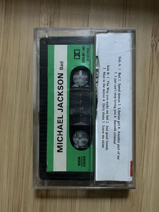 Caseta audio Michael Jackson Album Bad