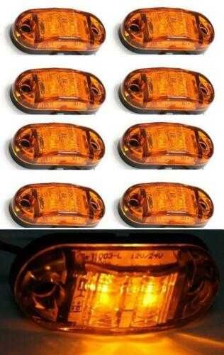 1бр. диодни ЛЕД LED габарити светлини с 2 SMD диода 12-24V , 3 цвята