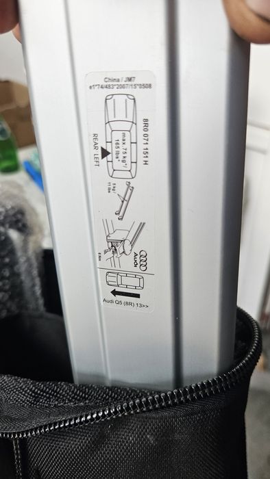 Bare transversale portbagaj thule vw golf 7 sportsvan  audi Q5