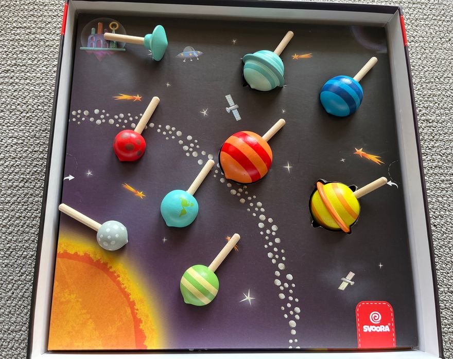 Joc educativ Spinning Planets