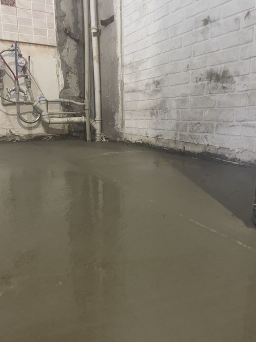 Стяжка пола. С материалом. Актау