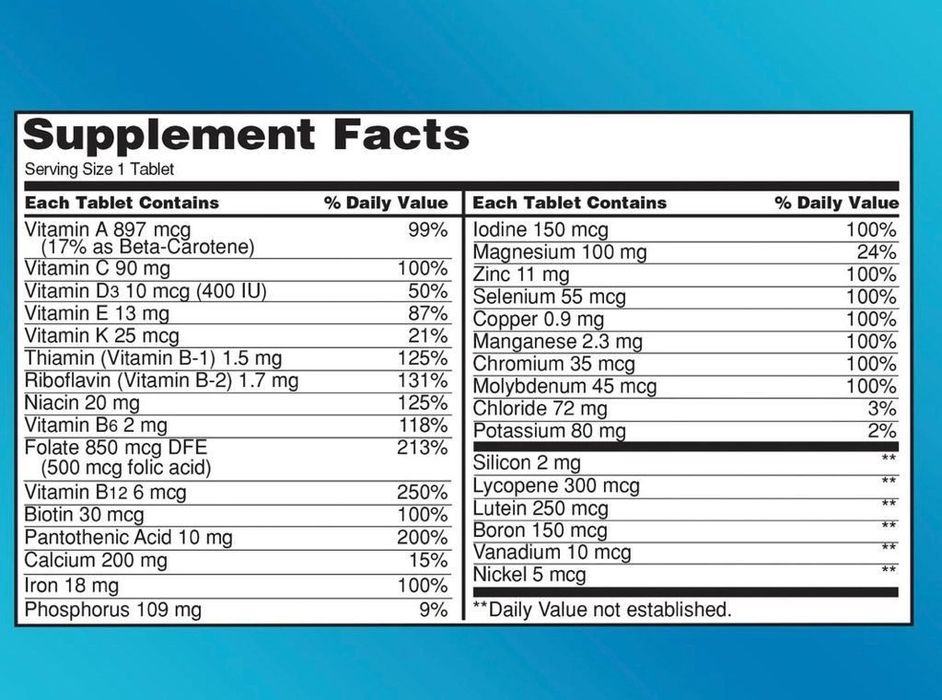 Витамины для взрослых Киркланд 500 шт из Америки. Daily Multi Kirkland