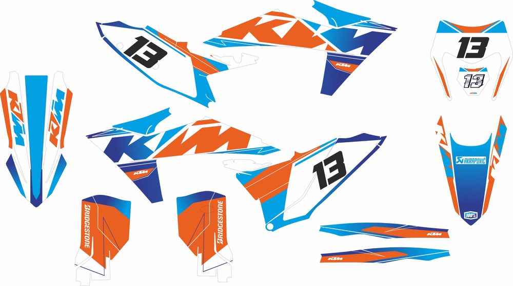 Стикери, лепенки ,графики за мотори и атв Yamaha ,KTM  CAN-AM Kawazaki