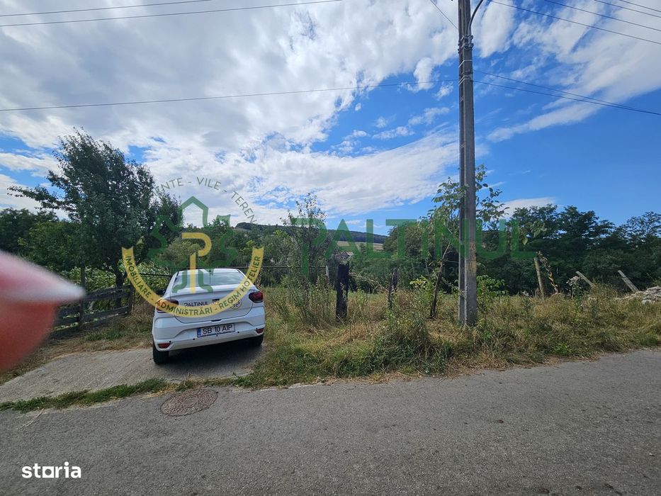 Teren intravilan de vânzare în Alămor, Sibiu, deschidere generoasă, ut