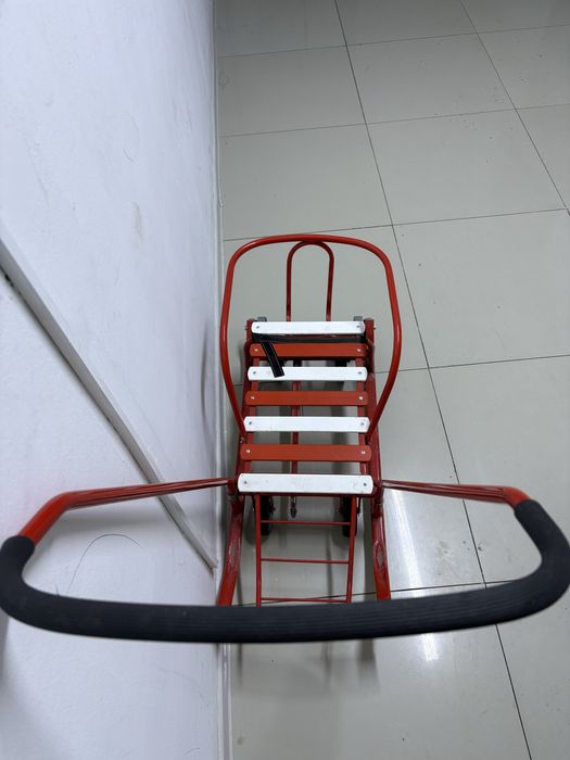 санки зимние,катались 2 раза