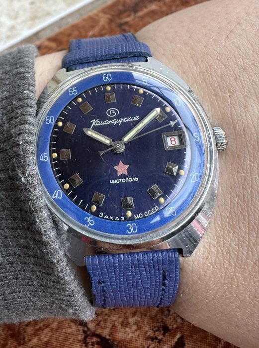 Командирски часовнтк от чистополь заказ мо СССР  стоп секундна функция