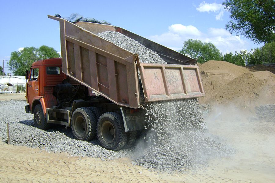 Щебень, песок, отсев