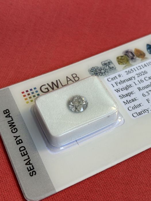 Естествен диамант 1.16 карата с международен сертификат GWLAB