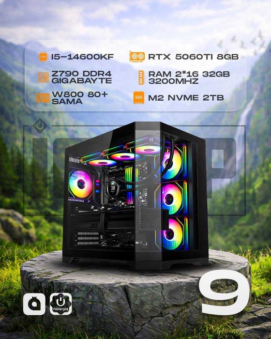 "CyberKing 5060Ti" sistem bloki/Системный блок "CyberKing 5060Ti"