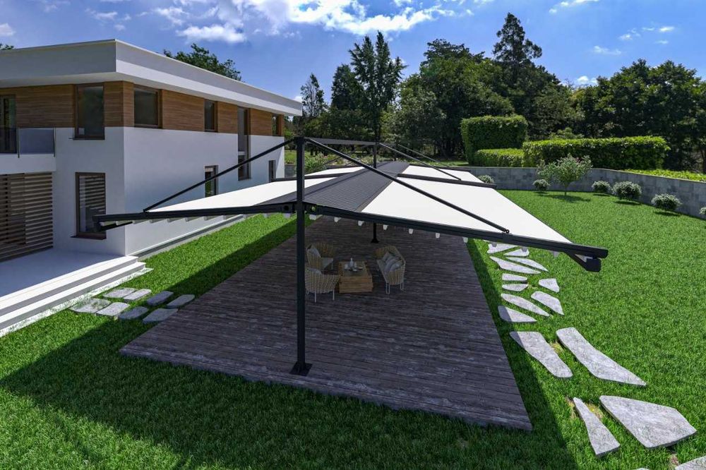 подвесная пергола.