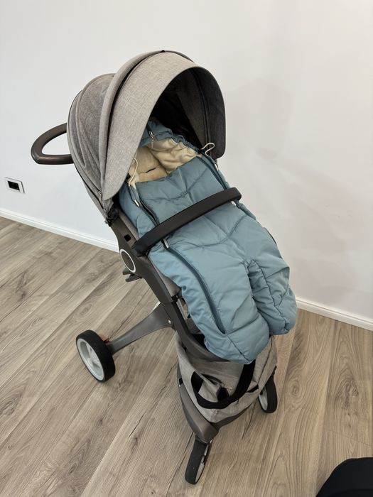 Carucior Stokke v4. 3 in 1 ( parte sport, landou, scoica) +CADOU