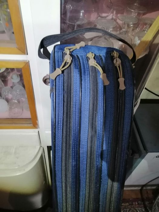 Троен, твърд калъф, Kaida 135см