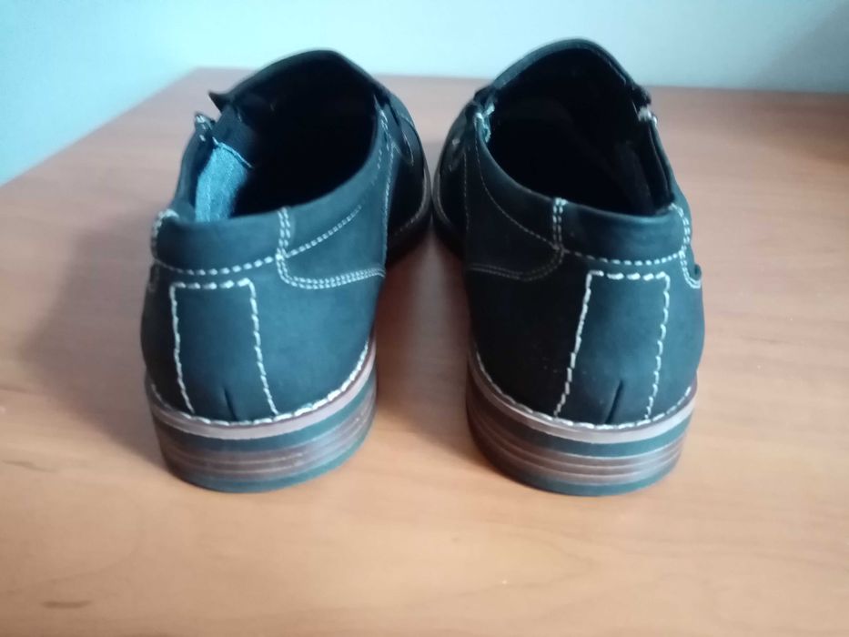 Италиански мъжки велурени ежедневни обувки N43 VENICE