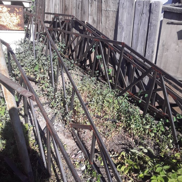 Железные фермы из профтрубы 20х40