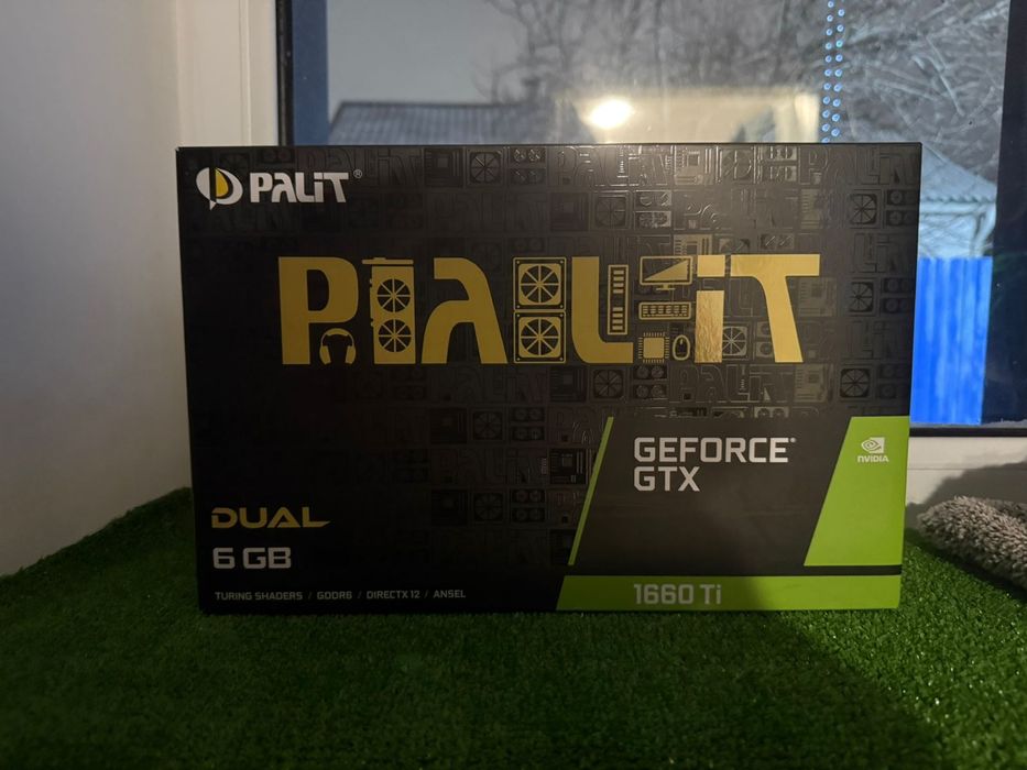 Видеокарта Palit 1660 TI 6 gb
