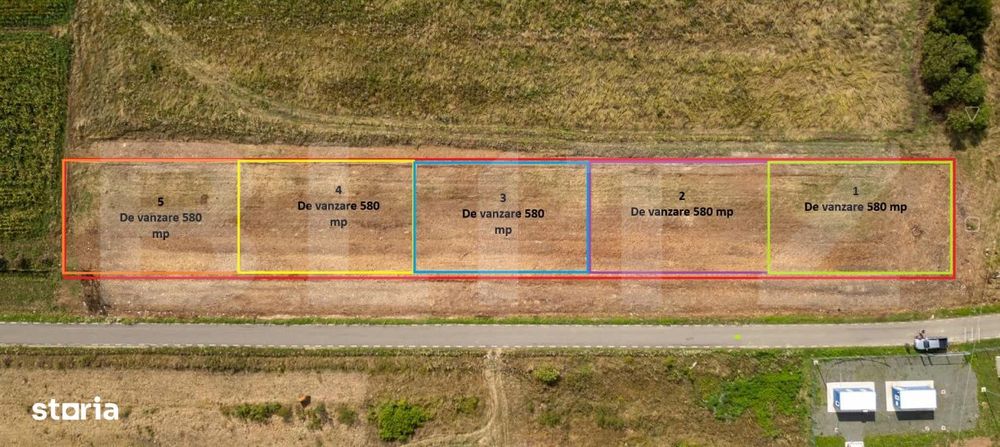 Teren intravilan de vanzare, 580 mp - Herendesti