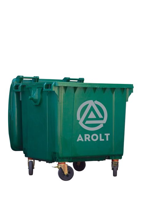 Пластиковый мусорный бак