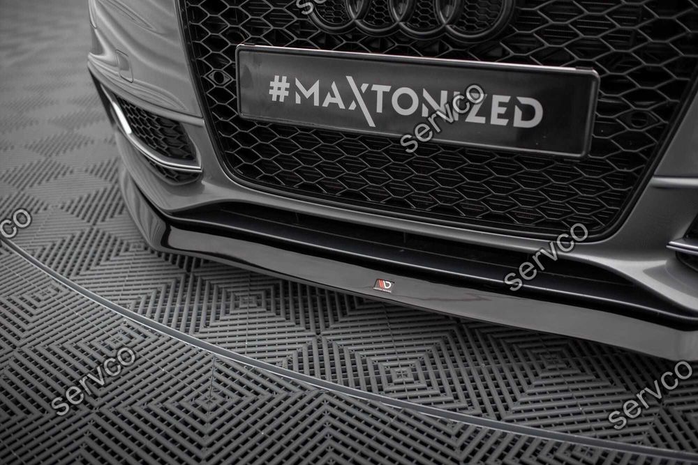 Prelungire fata lip Audi A5 8T SLINE S5 Facelift 2011-2015 v1 Maxton
