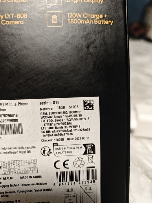 Realme GT 6 без нито една забелешка