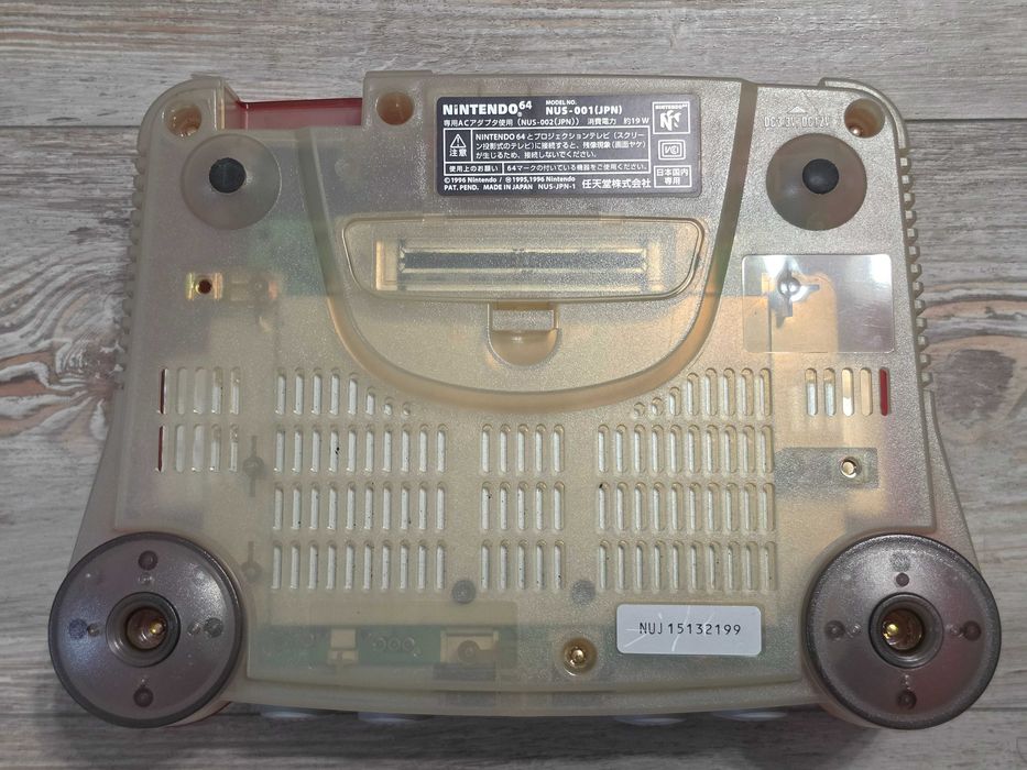 Nintendo N64 Funtastic Series Clear Red editie limitata versiune de Japonia
