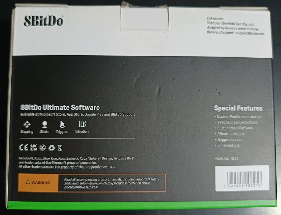 8bitdo ultimate wired for Xbox, PC windows.