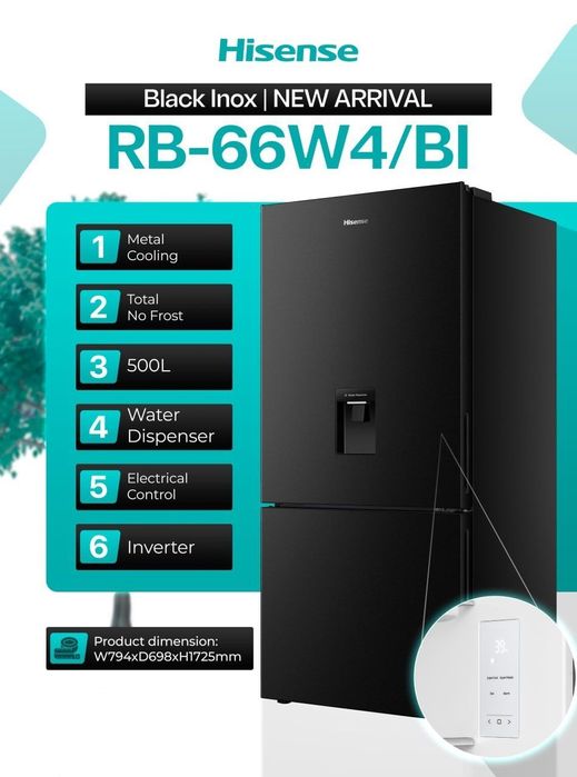 Холодильник Hisense RB-66W4/BI оптом склад