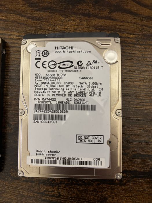 Set 3x HDD + rack extern