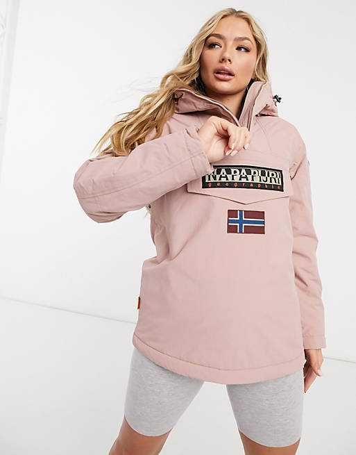 Jachetă Napapijri Femei Rainforest Winter 4 Sea Fog Pink, XL,noua