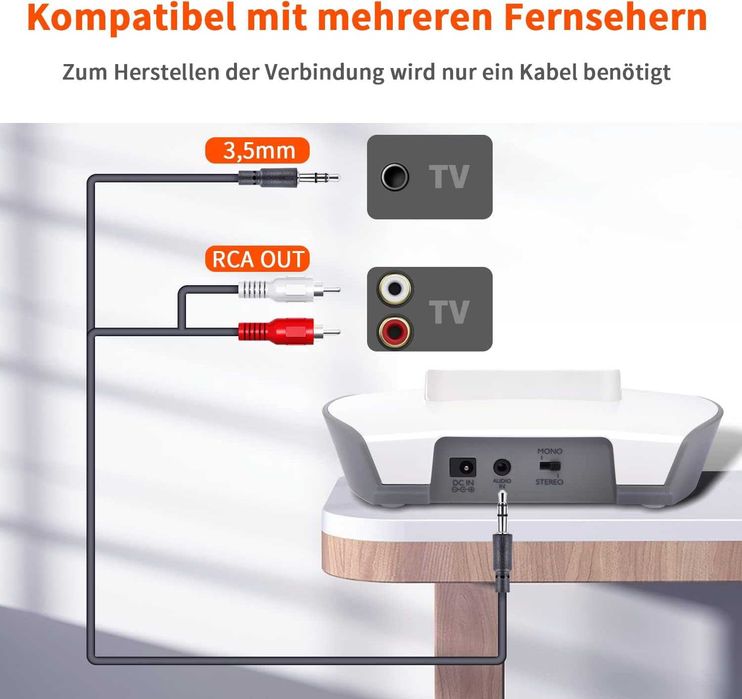 Безжични слушалки за усилване на звука APH100