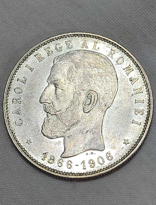 Monede 5 lei 1880/1881/1882/1883/1906 argint Carol l bani vechi