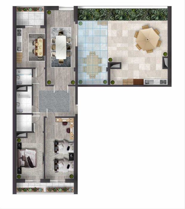 ЖК Nurafshon Saroy  3/9/9 дуплекс