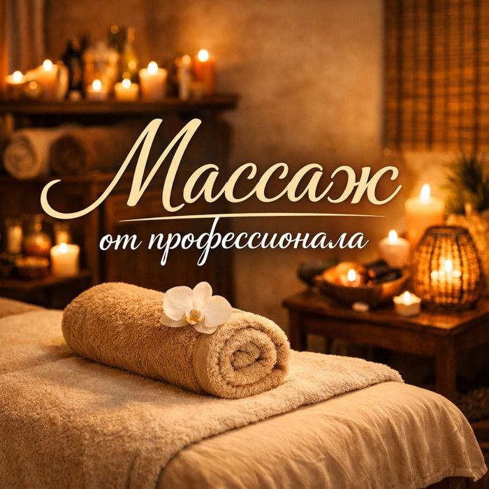 Массаж профессиональный от мастера