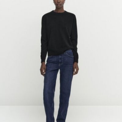 Pulover /maleta din casmir Massimo Dutti