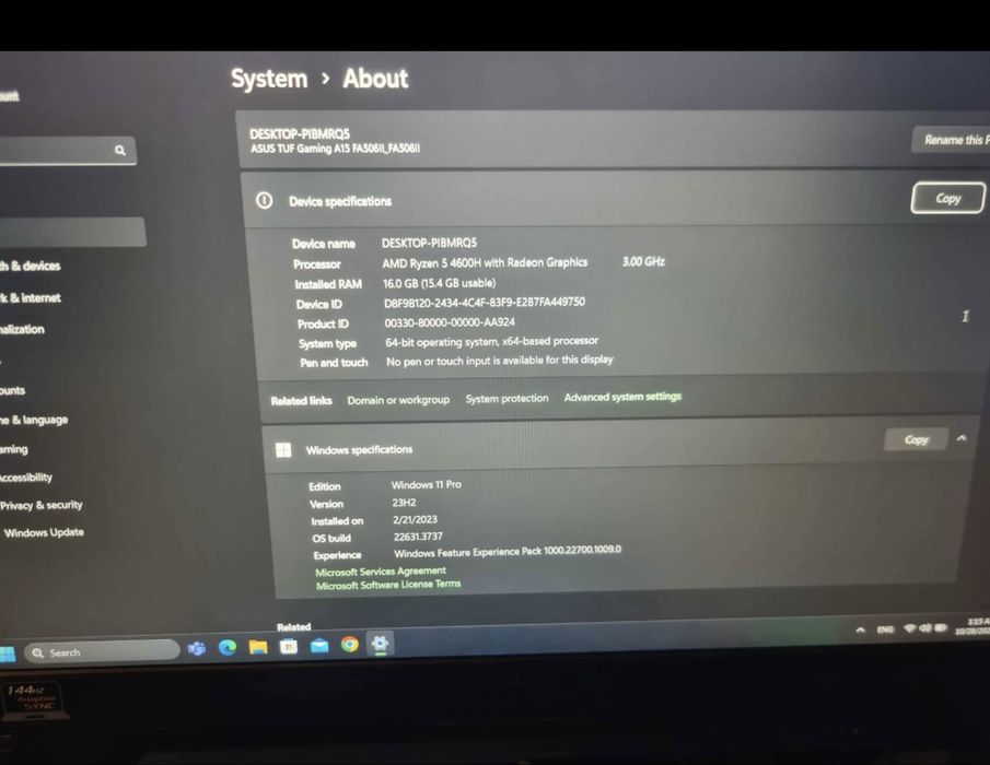 Vand leptop de gaming Asus