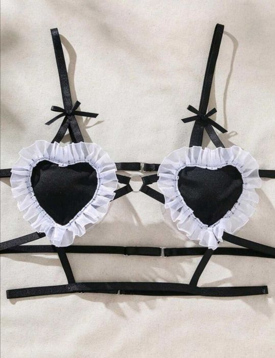 Секси комплект с дълги чорапи