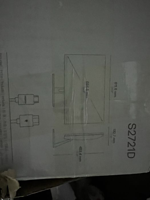 Продам монитор Dell 2721D