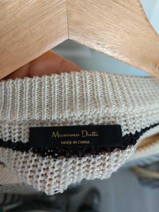 Pulover lejer Massimo Dutti dungi S